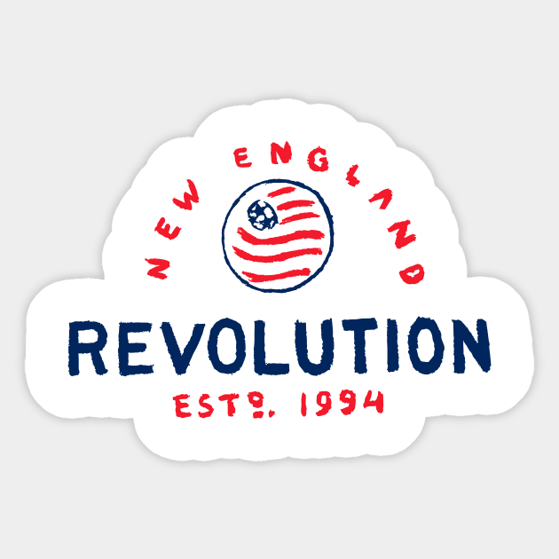 New England Revolutioooon Sticker by Very Simple Graph